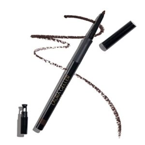 laura geller new york inkcredible gel eyeliner – brown sugar – waterproof smudge-proof eyeliner pencil – built in sharpener