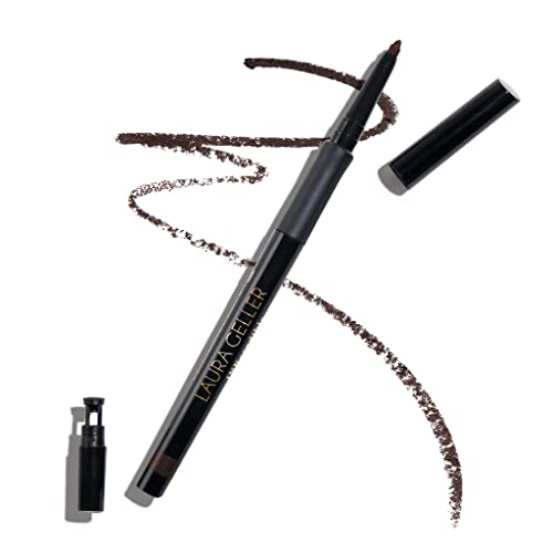 LAURA GELLER NEW YORK INKcredible Gel Eyeliner - Brown Sugar - Waterproof Smudge-proof Eyeliner Pencil - Built in Sharpener