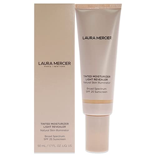 Laura Mercier Tinted Moisturizer Light Revealer Illuminator SPF 25-1W1 Porcelain Sunscreen Women 1.7 oz