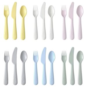 ikea bright and cheerful color 18-piece cutlery set