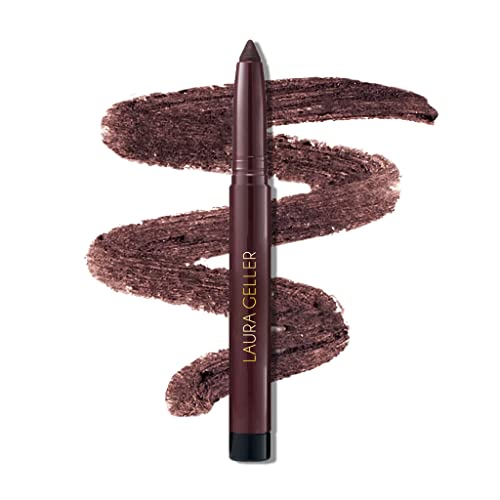 LAURA GELLER NEW YORK Kajal Longwear Kohl Eyeliner Pencil with Caffeine, Smooth & Blendable Makeup, Smoky Amethyst Kohl