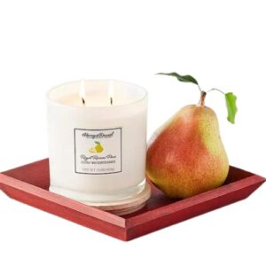 harry & david royal riviera pear 2-wick wax candle – 15oz