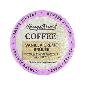 harry & david single serve coffee (vanilla creme brulee, 100 count)