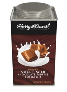 harry & david truffle cocoa mix, sweet milk chocolate, 6.25 ounce