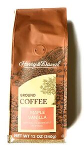 harry & david maple vanilla coffee – 12 ounce bag of ground coffee