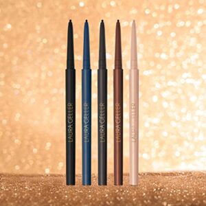 LAURA GELLER NEW YORK INKcredible Precision Gel Eyeliner - Blackbird - Waterproof - Retractable Eyeliner - Ultra-Thin Tip