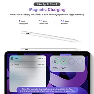 Wireless Charging Apple Pencil 2nd Generation, iPad Pencil 2nd Generation with Tilt Sensitive Palm Rejection, Magnetic Apple Pen for iPad 6/7/8/9/10, iPad Mini 5/6, iPad Air 3/4/5, iPad Pro 11"/12.9"