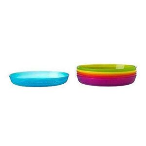ikea kalas 501.929.59 bpa-free plate, assorted, 6-pack, set of 6, colors may vary