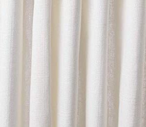 IKEA Ritva 401.119.92 White Curtain Set, 2 Panels with Tie-Backs - Size: W: 57" x L98, 100% Cotton, Pair of 2