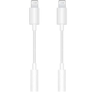2 pack apple mfi certified lightning to 3.5 mm headphone jack adapter iphone jack aux audio dongle cable earphones headphones converter compatible with iphone 12 12 pro11 xr xs x 8 7 ipad ipod