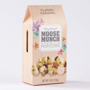 classic caramel moose munch popcorn, harry & david 4oz