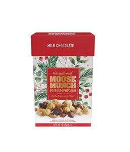harry & david moose munch premium popcorn box – milk chocolate, 10 oz