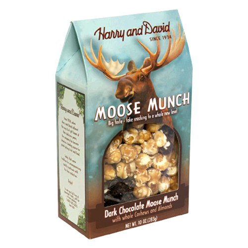 Harry & David Dark Chocolate Moose Munch, 10-Ounce Units (Pack of 3)