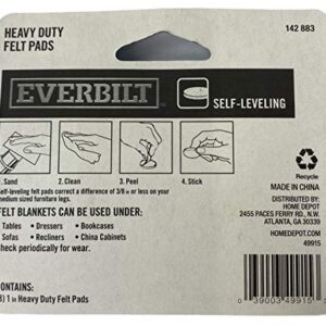 Beige Self-Leveling 1 in. Felt Pads (8-Pack)