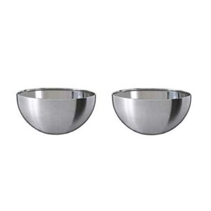 ikea stainless steel serving bowl (2 pack) 5″ blanda blank