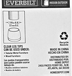 Everbilt Clear 7/8 Inch Leg Tips, 4-Pack