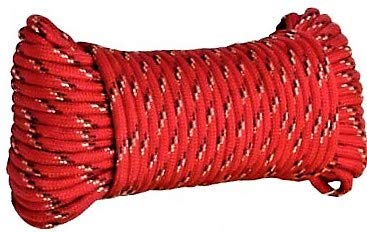 Everbilt 72515 Paracord in Red, 1/8" x 50'