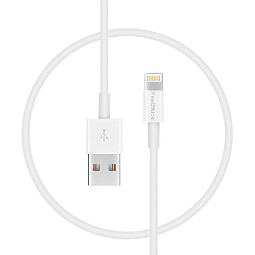 iPhone Charger Fast Charging[Apple MFi Certified] 5pack 10FT Long Lightning Cable Fast High Speed Data Sync iPhone Charger Cord for iPhone 14/13/12/11 Pro Max/XS MAX/XR/XS/X/8/7/Plus airpods (White)