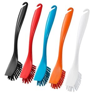 ikea fba 012 antagen dish washing brush assorted colors-set of 5, 10″, 5 count