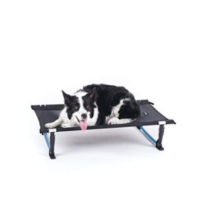 helinox elevated dog cot portable dog bed for travel or camping, medium (35.5 x 23.5)