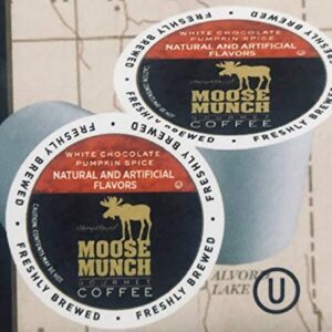 Moose Munch Gourmet Coffee 18 Pods - White Chocolate Pumpkin Spice