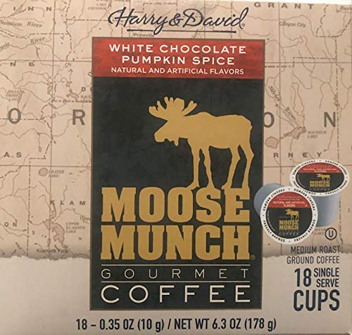 Moose Munch Gourmet Coffee 18 Pods - White Chocolate Pumpkin Spice