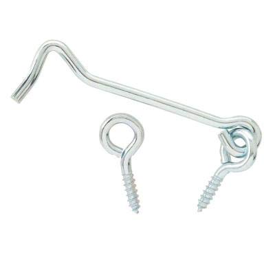 Everbilt 2 inch. Zinc-Plated Hook and Eye (2-Pack)