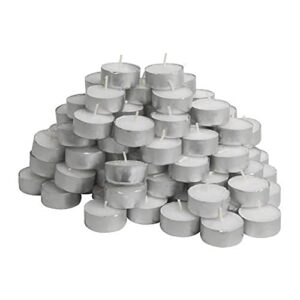 ikea 500.979.95 glimma unscented tealights, 100-pack