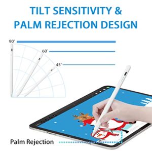 Stylus Pen for Apple iPad - iPad Pencil with Palm Rejection & Tilt Sensitive Compatible with 2018-2022 iPad 10th 9th 8th 7th 6th iPad Pro 11/12.9 Inch iPad Air 5th 4th 3rd iPad Mini 6th 5th Generation