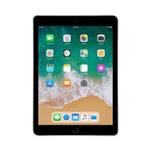 Apple iPad 9.7inch with WiFi 32GB- Space Gray (2017 Model) (Renewed)