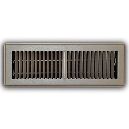 Everbilt 4 in. x 14 in. Brown Floor Diffuser