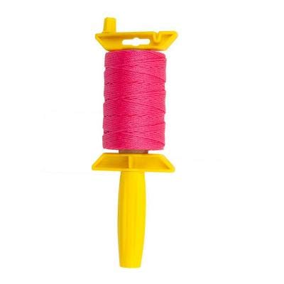 Everbilt #18 in. x 425 ft. Pink Twisted Polypropylene Mason Twine with Reloadable Winder