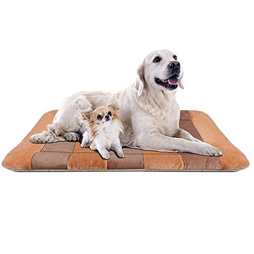 Dog Beds for Large Dogs Crate Pad Mat 48" Dog Cat Pet Bed Sleeping Mats Washable Non Slip Mattress Kennel Pads