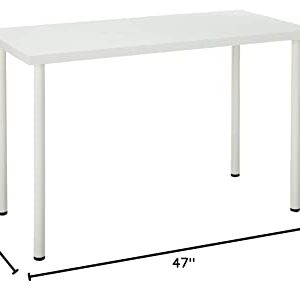 IKEA Linnmon Desk with Adils Multi Purpose 47 1/4x23 5/8 Table, Top and White Legs