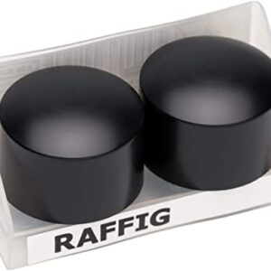 IKEA RAFFIG - Finial, black / 2 pack