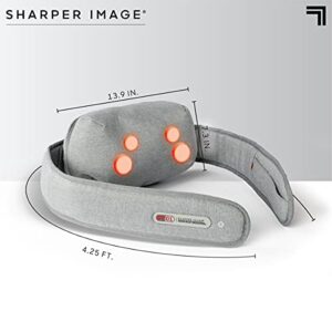 Sharper Image Shiatsu Full Body Multifunction Cordless Massager, Wireless & Rechargeable - Best Massage for Neck Back Shoulders Feet Legs, Holiday Gift