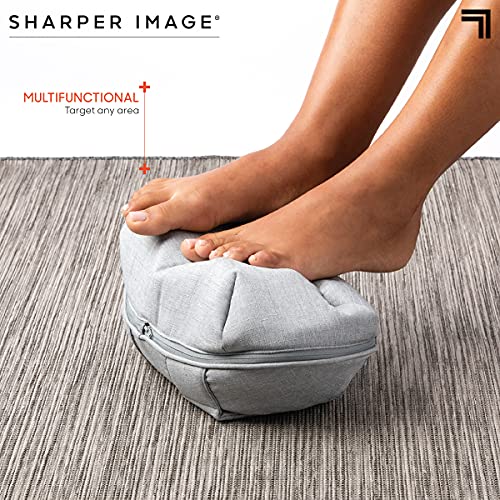 Sharper Image Shiatsu Full Body Multifunction Cordless Massager, Wireless & Rechargeable - Best Massage for Neck Back Shoulders Feet Legs, Holiday Gift