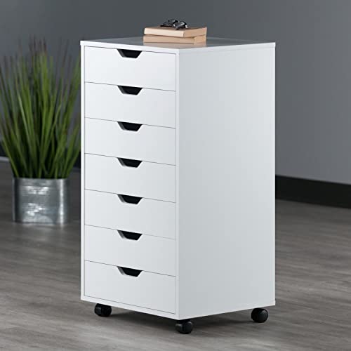 Winsome Halifax Storage/Organization, 7 drawer, White