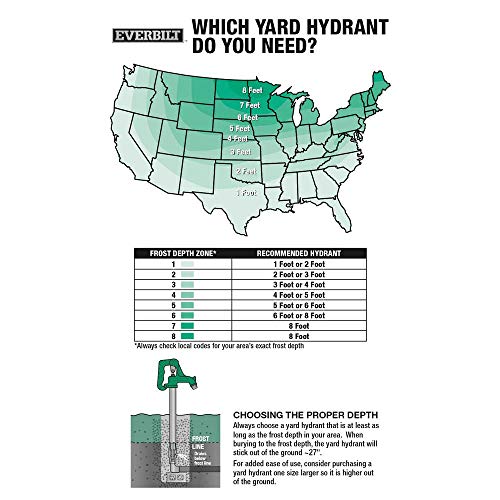 Everbilt 4 ft. Bury Depth Frost-Proof Yard Hydrant