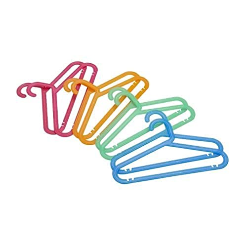 Ikea Bagis Childrens Coat-hanger Bright Colored 8-pack - Bundle of 3 Packs (24 Total Hangers)
