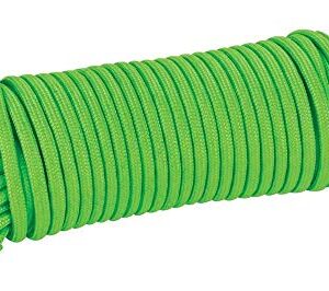 Everbilt 1/8 in. x 50 ft. Neon Green High Visibility Paracord Polypropylene Rope