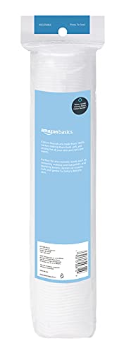 Amazon Basics Cotton Rounds, 100ct , Pack of 6 (Previously Solimo)