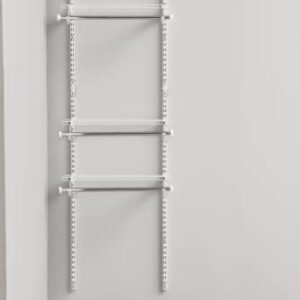 Rubbermaid Expandable Closet Shelf Kit, 2-4 ft., White, for Home/Closet/Garage/Laundry/Mudroom/Basement/House