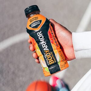 BODYARMOR Sports Drink Sports Beverage, Orange Mango, Natural Flavors With Vitamins, Potassium-Packed Electrolytes, Perfect For Athletes, 16 Fl Oz (Pack of 12)