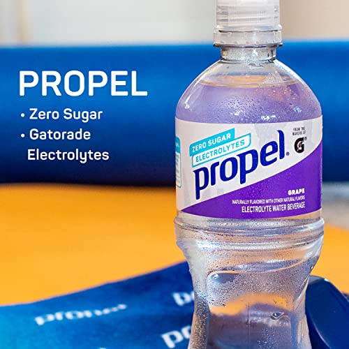 Propel, Black Cherry, Zero Calorie Water Beverage with Electrolytes & Vitamins C&E, 24 Fl Oz (Pack of 12)