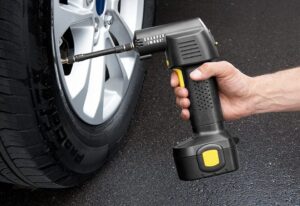 sharper image cordless auto stop tire inflator