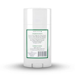 Native Deodorant | Natural Deodorant for Women and Men, Aluminum Free with Baking Soda, Probiotics, Coconut Oil and Shea Butter | Eucalyptus & Mint and Cucumber & Mint - Variety Pack of 2