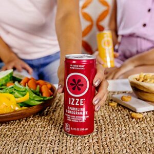 Izze Sparkling Juice, 4 Flavor Sunset Variety Pack, 8.4 Fl Oz (Pack of 24)