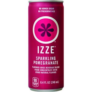 Izze Sparkling Juice, 4 Flavor Sunset Variety Pack, 8.4 Fl Oz (Pack of 24)