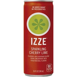 Izze Sparkling Juice, 4 Flavor Sunset Variety Pack, 8.4 Fl Oz (Pack of 24)